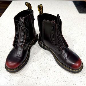 Rare Zip Cherry Red 1460 Dr Marten Boots